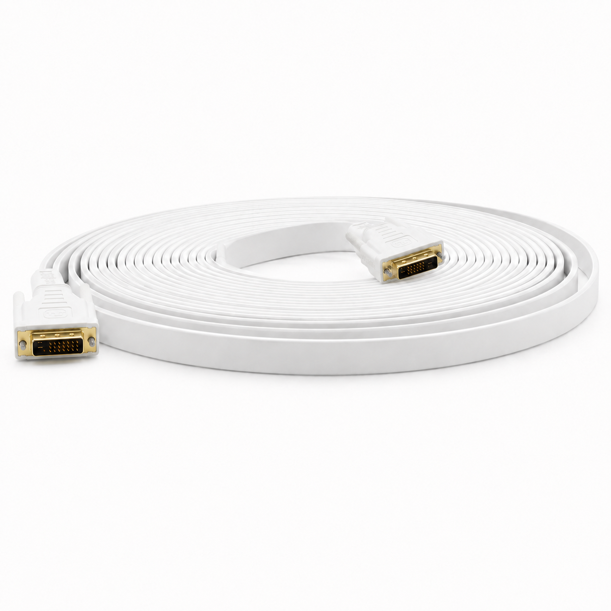 Kramer C-DM/DM/FLAT(W)-15 4,60 M (15 Ft) Flat DVI Kablo
