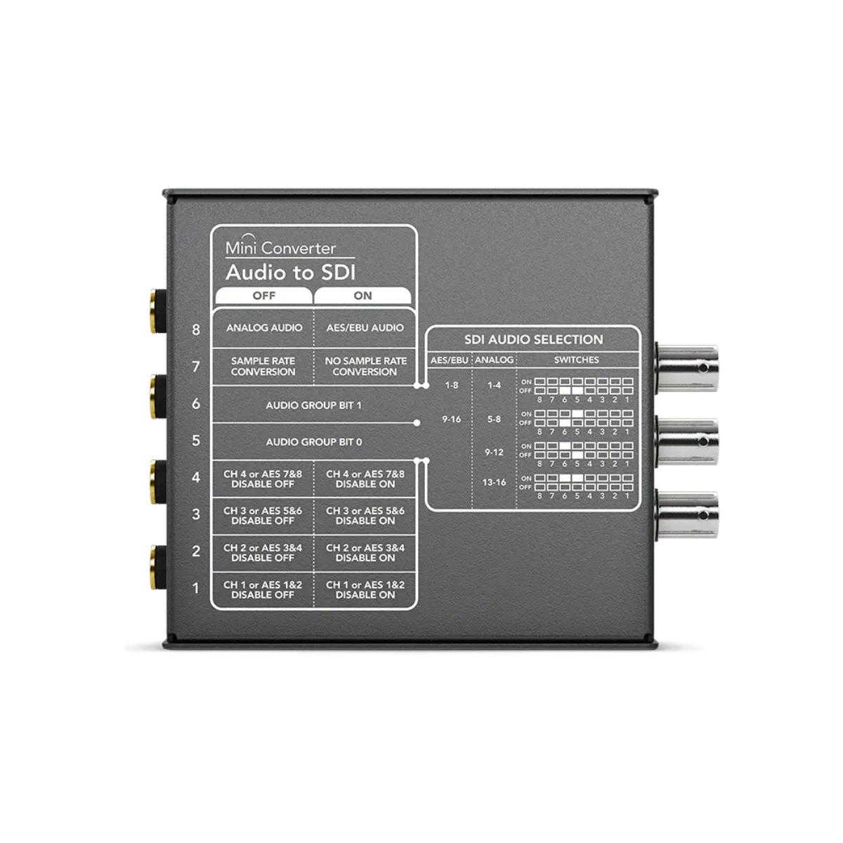 Blackmagic Mini Converter Audio to SDI