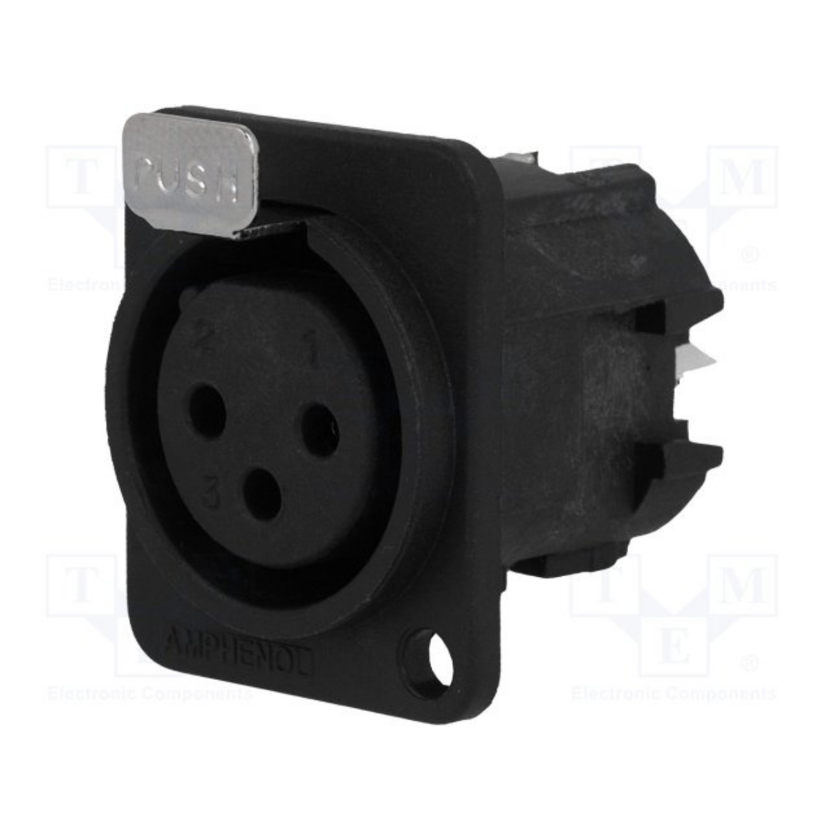 Amphenol AC3FDPIL 3 Pin Şase Tipi Dişi XLR Konnektör