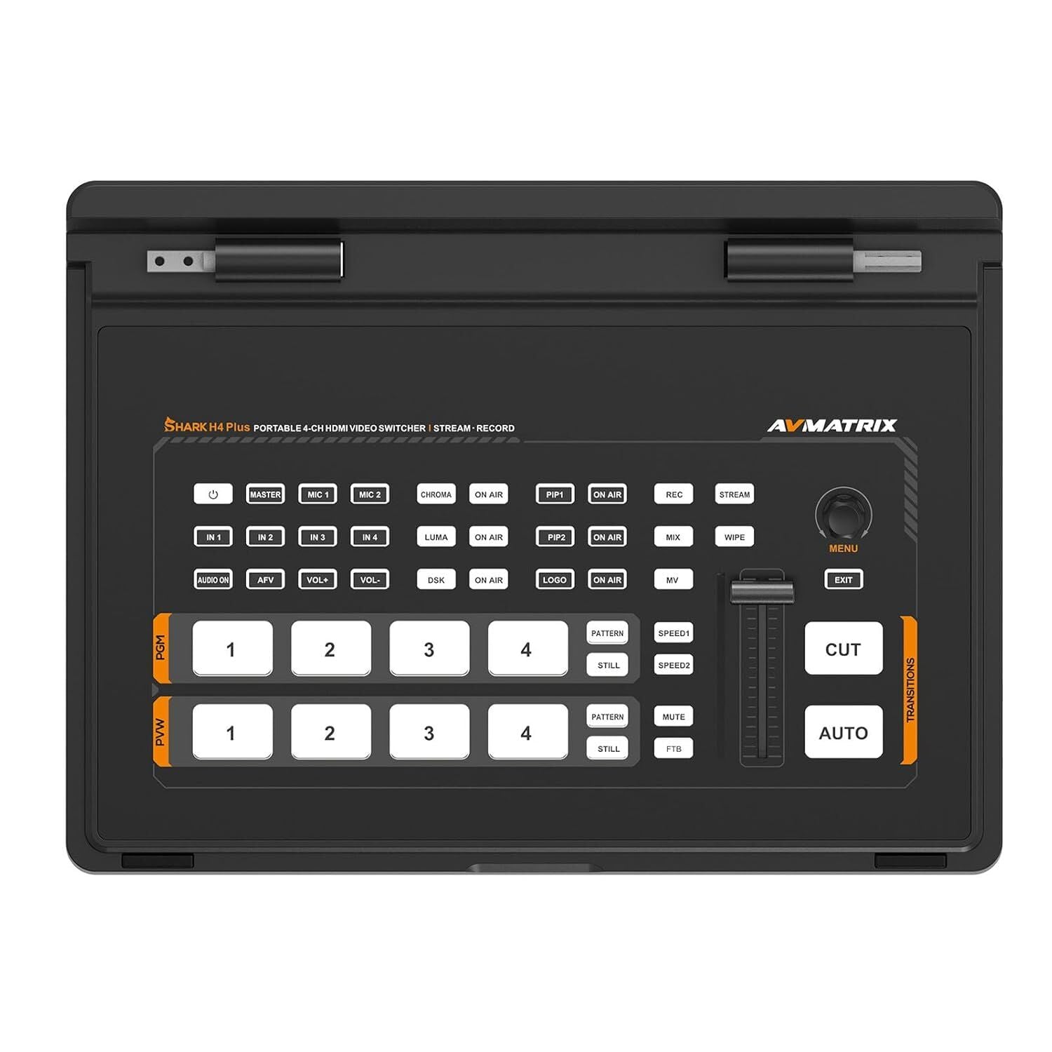 Avmatrix SHARK H4 Plus 4 Kanal HDMI Video Mikser