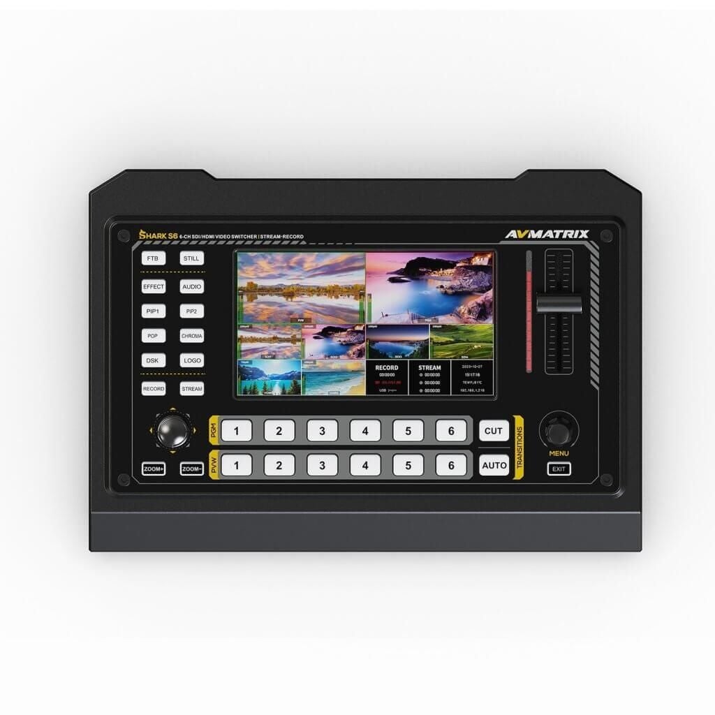 AVMatrix Shark S6 6 Kanal HDMI/SDI Video Mikser