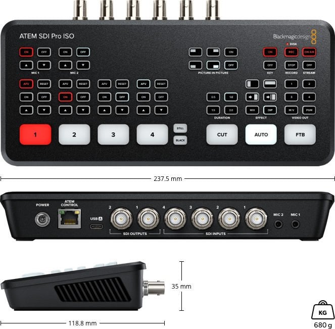 Blackmagic Atem SDI Pro ISO