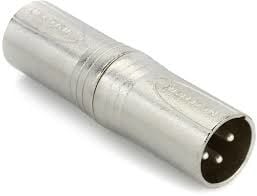 Neutrik NA3MM 3 Pin Erkek XLR-3 Pin Erkek XLR Uzatma Adaptörü