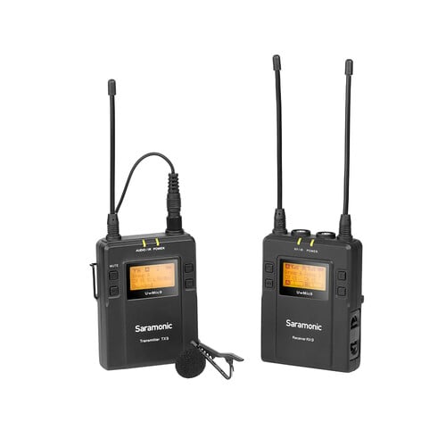 Saramonic UwMic9 TX9+RX9 Kablosuz Yaka Mikrofonu
