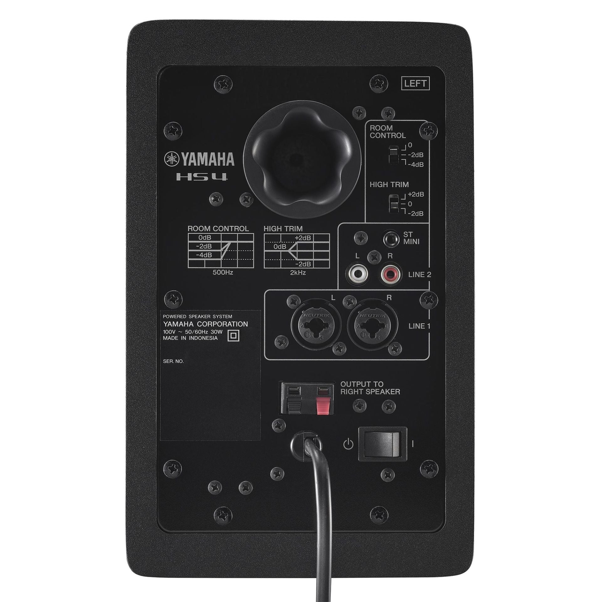 Yamaha HS4 Stüdyo Referans Monitörü - Siyah (Çift)