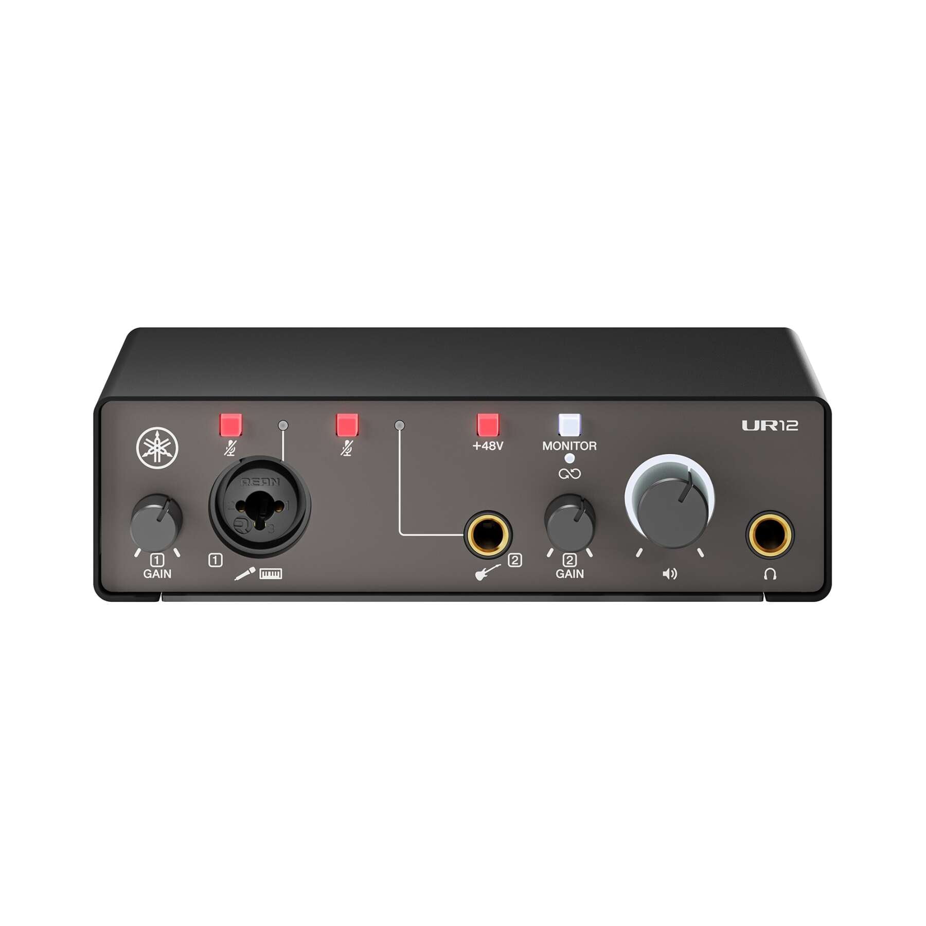 Yamaha UR12 MK3 Tek Kanal Ses Kartı (Siyah)