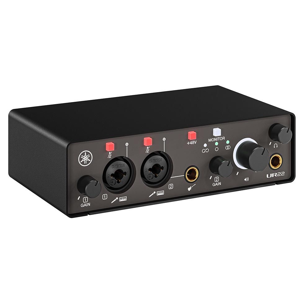 Yamaha UR22 Mk3 2 Kanal Ses Kartı (Siyah)