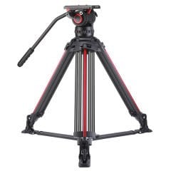 Miliboo M25DL Hidrolik Kafalı Profesyonel Alüminyum Tripod