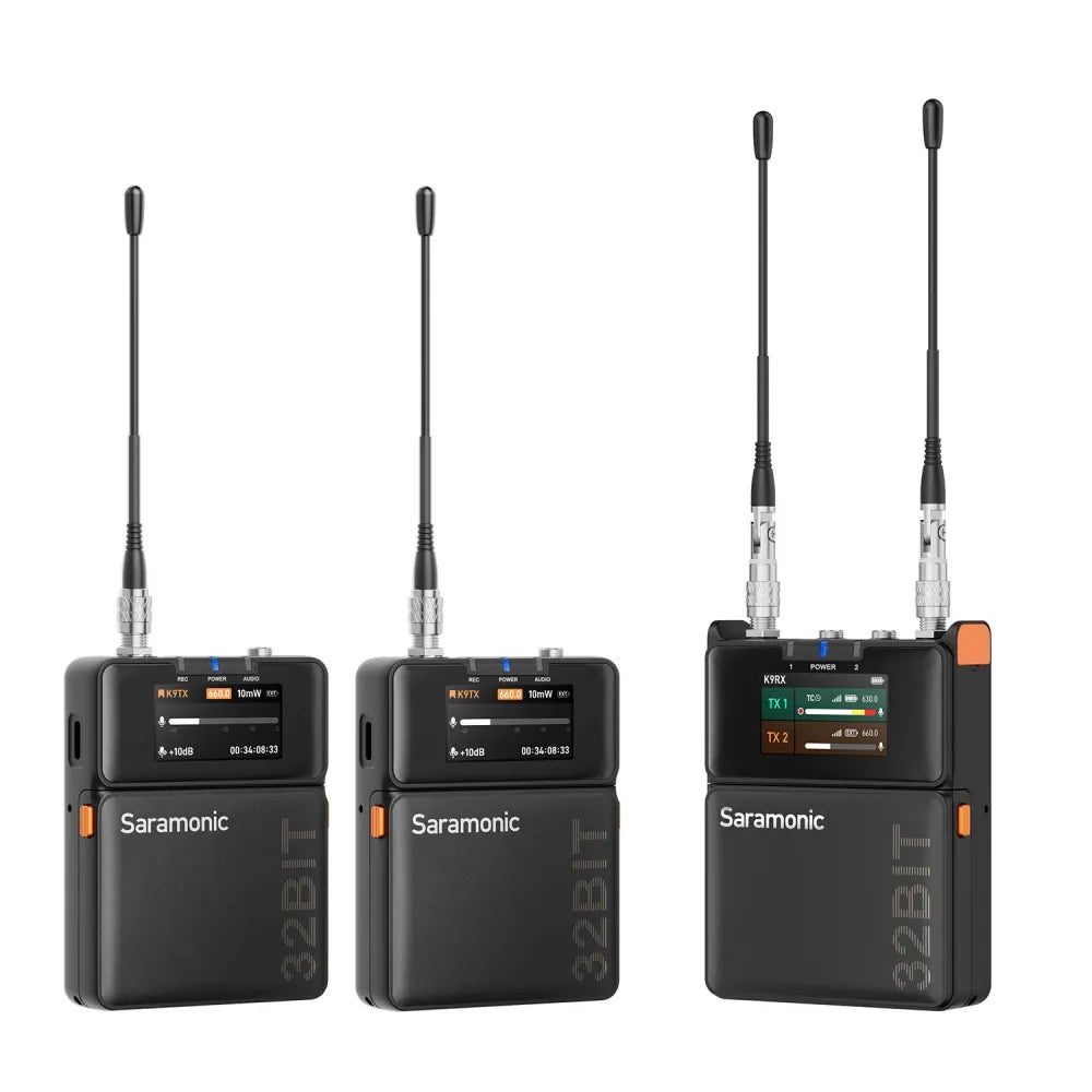 Saramonic K9 Digital Duo Uhf Kablosuz Yaka Mikrofonu