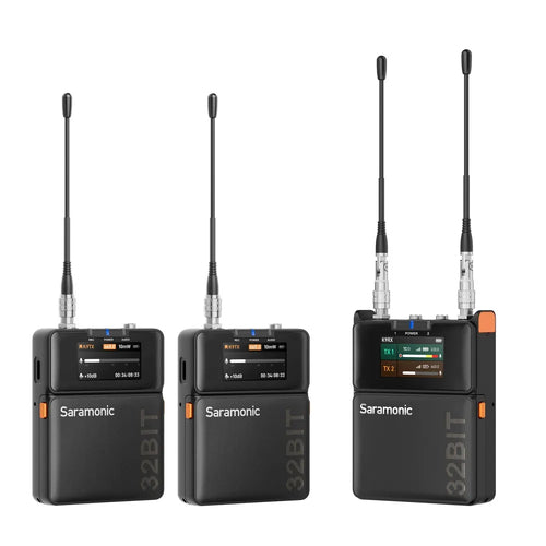 Saramonic K9 Digital Duo Uhf Kablosuz Yaka Mikrofonu