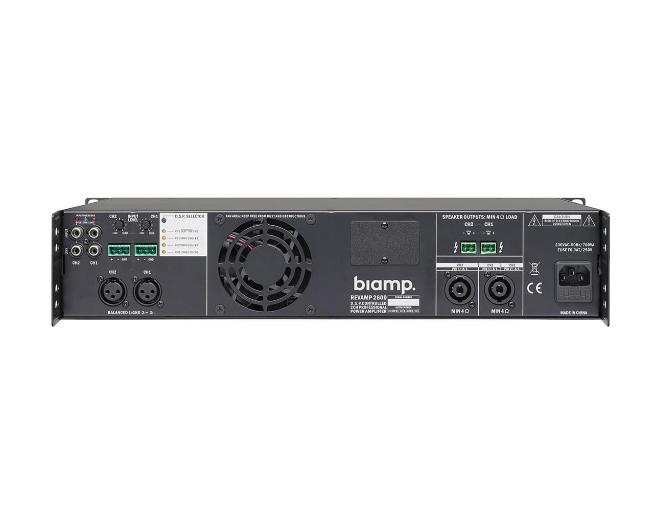 Apart REVAMP 2600 2x600 W 4 Ohm Power Amplifier