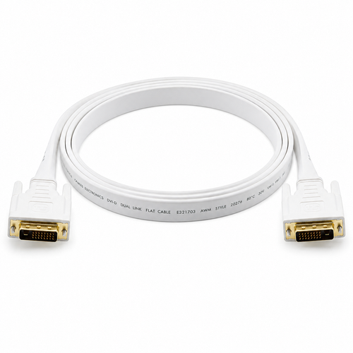 Kramer C-DM/DM/FLAT(W)-15 4,60 M (15 Ft) Flat DVI Kablo
