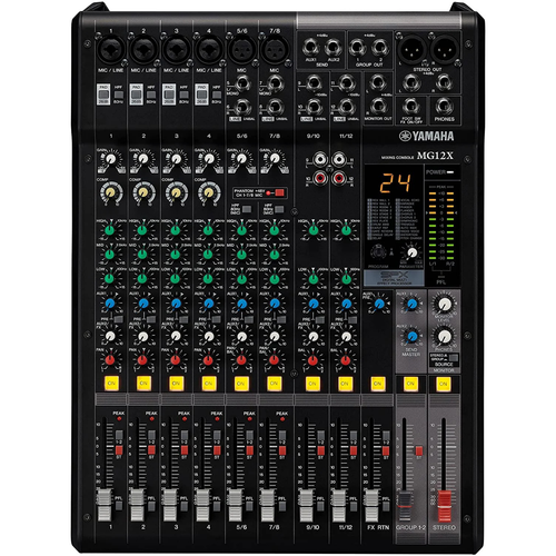 Yamaha MG12X CV 12 Kanal Deck Mikser