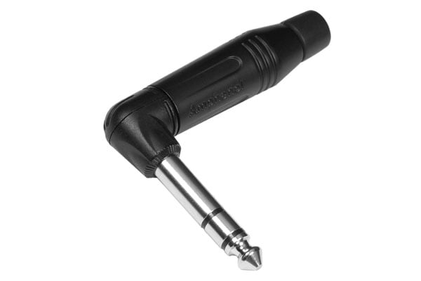 Amphenol ACPS-RB-AU 6.3mm L Tip Stereo Erkek Çivi Jack