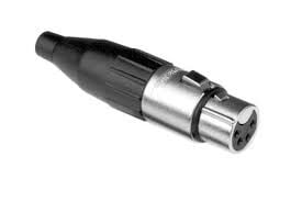 Amphenol AC4F 4 Pin Kablo Tipi Dişi XLR Konnektör