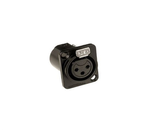 Amphenol AC3FDPV 3 Pin Şase Tipi Dişi XLR Konnektör