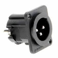 Amphenol AC3MDPI 3 Pin Şase Tipi Erkek XLR Konnektör