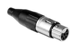Amphenol AC6AF 6 Pin Kablo Tipi Dişi XLR Konnektör
