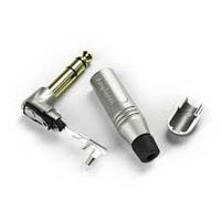 Amphenol ACPS-RN 6.3mm L Tip Stereo Erkek Çivi Jack