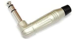 Amphenol ACPS-RN 6.3mm L Tip Stereo Erkek Çivi Jack