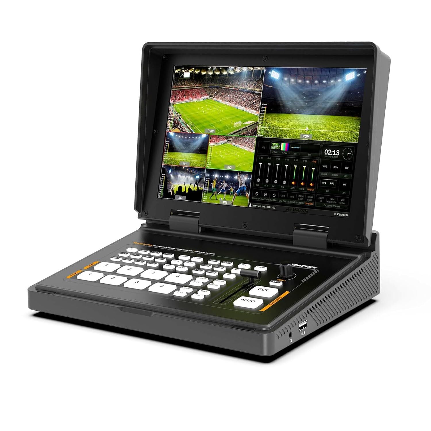 Avmatrix SHARK H4 Plus 4 Kanal HDMI Video Mikser