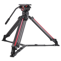 Miliboo M15DL Hidrolik Kafalı Profesyonel Alüminyum Tripod