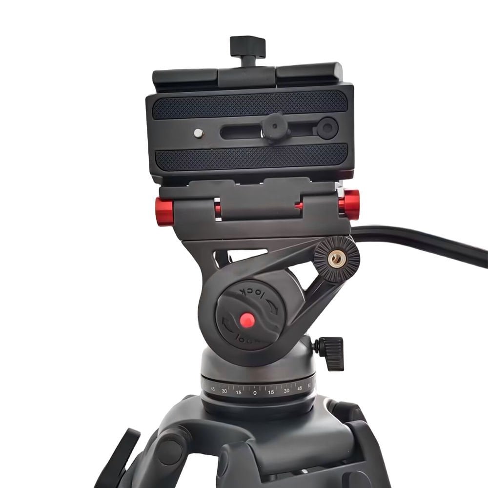 Miliboo MTT608A 196cm Video Tripod + MYT802L Dikey Çekim Kafası