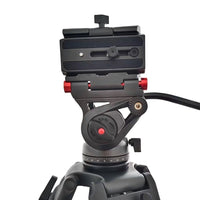 Miliboo MTT608A 196cm Video Tripod + MYT802L Dikey Çekim Kafası