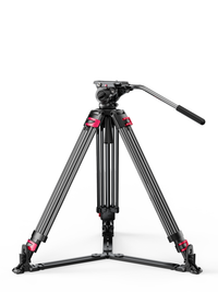 Miliboo MTT609A Hidrolik Kafalı Profesyonel Alüminyum Tripod