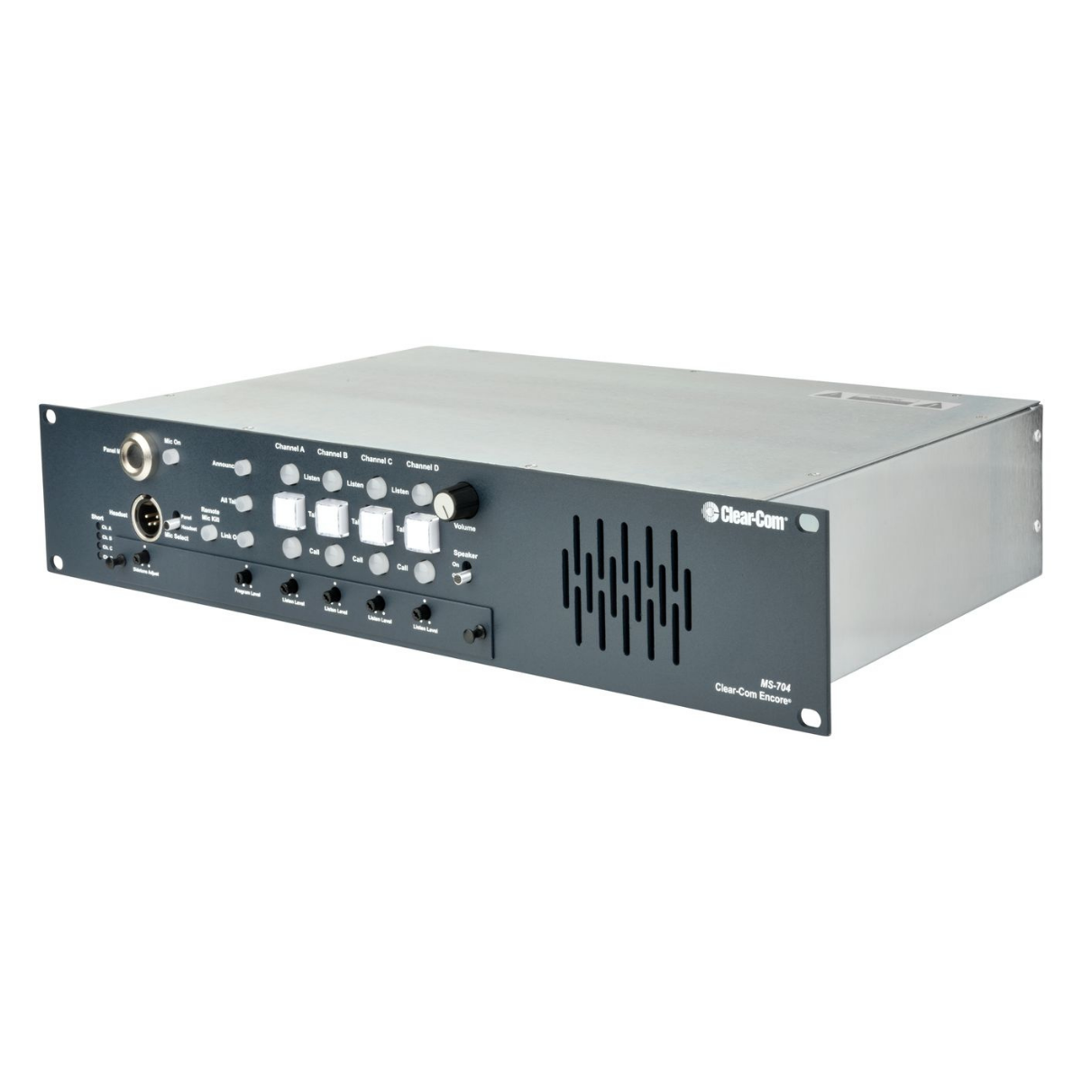 Clear-Com MS-704 4 Kanal Kulaklık Hoparlör Ana İstasyonu