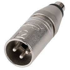 Neutrik NA2MPMF XLR Erkek - RCA Dişi Çevirici Adaptör