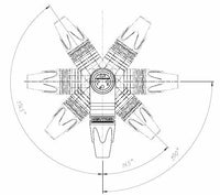 Neutrik NC3MRX 3 Pin L Tipi Erkek XLR Konnektör