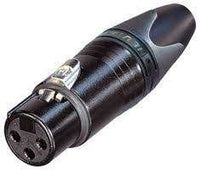 Neutrik NC3FXX-B 3 Pin Kablo Tipi Dişi XLR Konnektör