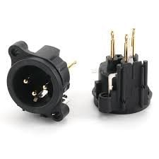 Neutrik NC3MAAH-0 3 Pin Şase Tipi Erkek XLR Konnektör