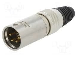 Neutrik NC4MX-HD 4 Pin Kablo Tipi Erkek XLR Konnektör