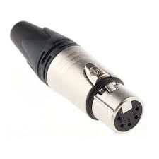 Neutrik NC5FXX Kablo Tipi 5 Pin Dişi XLR Konnektör