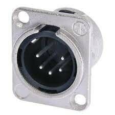 Neutrik NC5MD-L-1 Şase Tipi 5 Pin Erkek XLR Konnektör