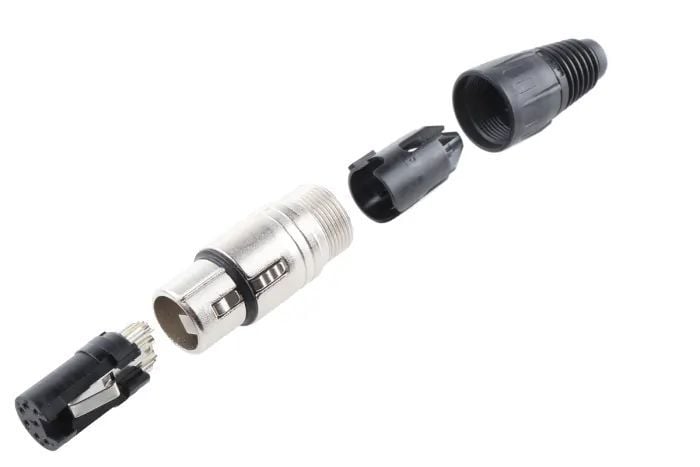 Neutrik NC7FX 7 Pin Kablo Tipi Dişi XLR Konnektör