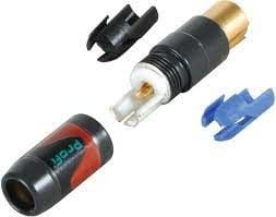 Neutrik NF2C-B/2 Erkek RCA Konnektör