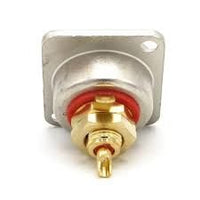 Neutrik NF2D-2 Şase Tipi Dişi RCA Konnektör (Kırmızı)