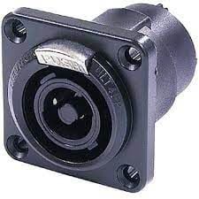 Neutrik NLT4FP-BAG 4 Pin Şase Tipi Dişi Speakon Konnektör