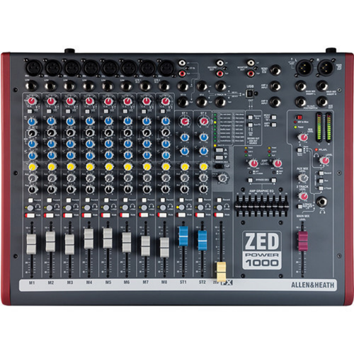 Allen & Heath ZED Power 1000 - 2x500 W Power Mikser