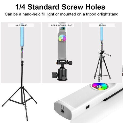 GVM RGB-T20R Bi-Color RGB LED Video Işığı