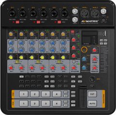 Avmatrix SHARK S4M 4 Kanal Taşınabilir SDI/HDMI Video ve Ses Mikseri