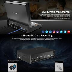 Avmatrix SHARK H4 Plus 4 Kanal HDMI Video Mikser