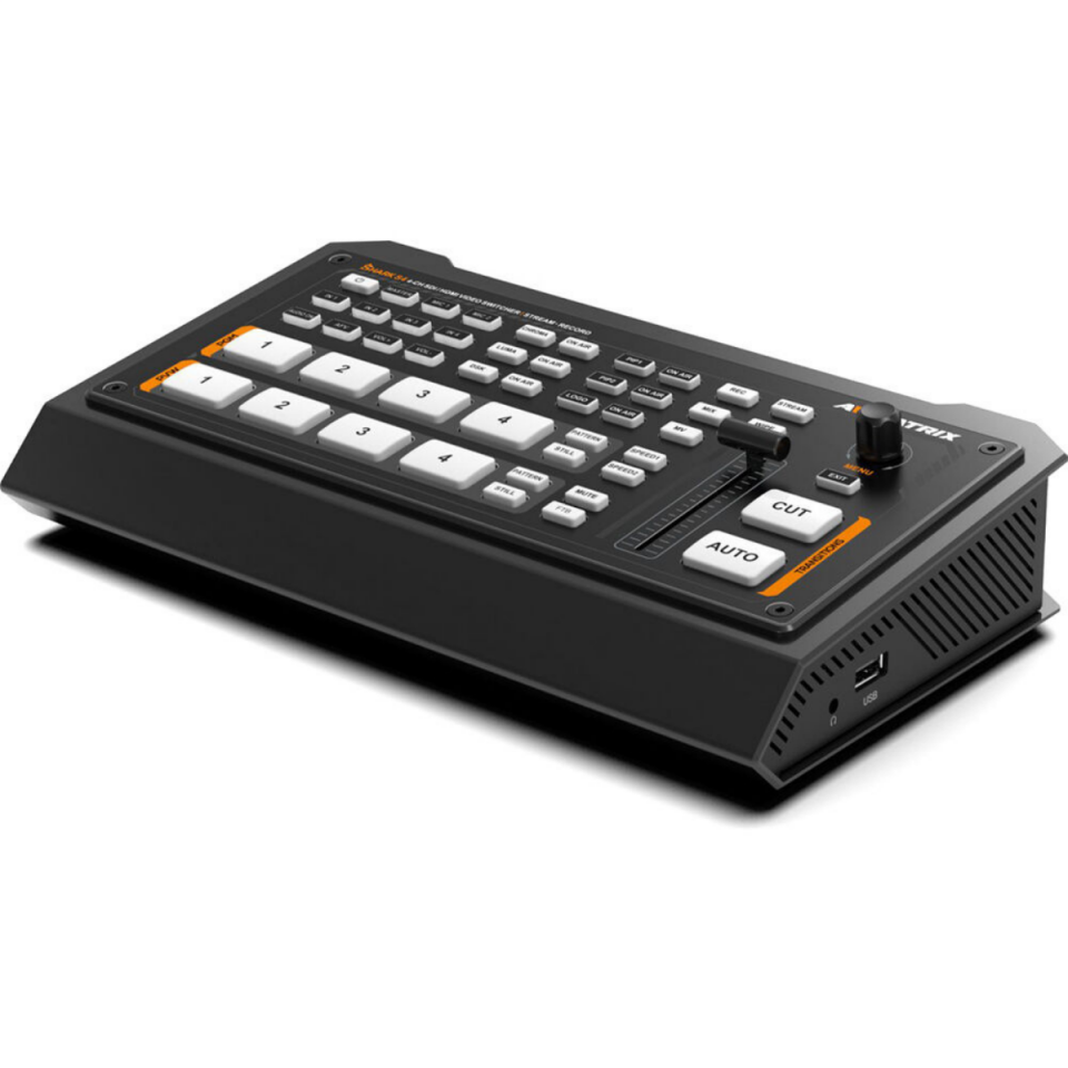 Avmatrix SHARK S4 4-Kanal HDMI/SDI Multi-Format Canlı Yayın Mikseri