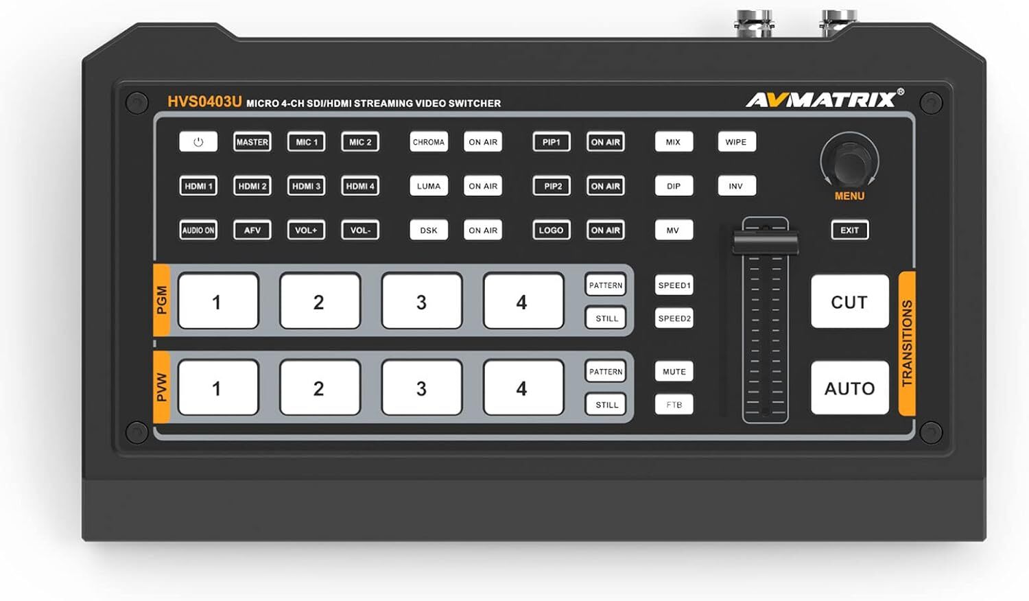 AVMatrix HVS0403U 4 Kanal SDI/HDMI Video Mikser