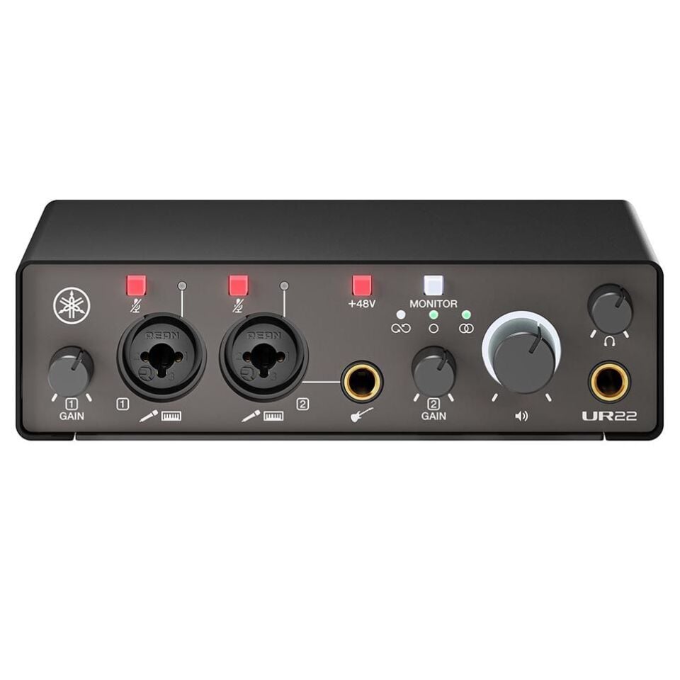 Yamaha UR22 Mk3 2 Kanal Ses Kartı (Siyah)