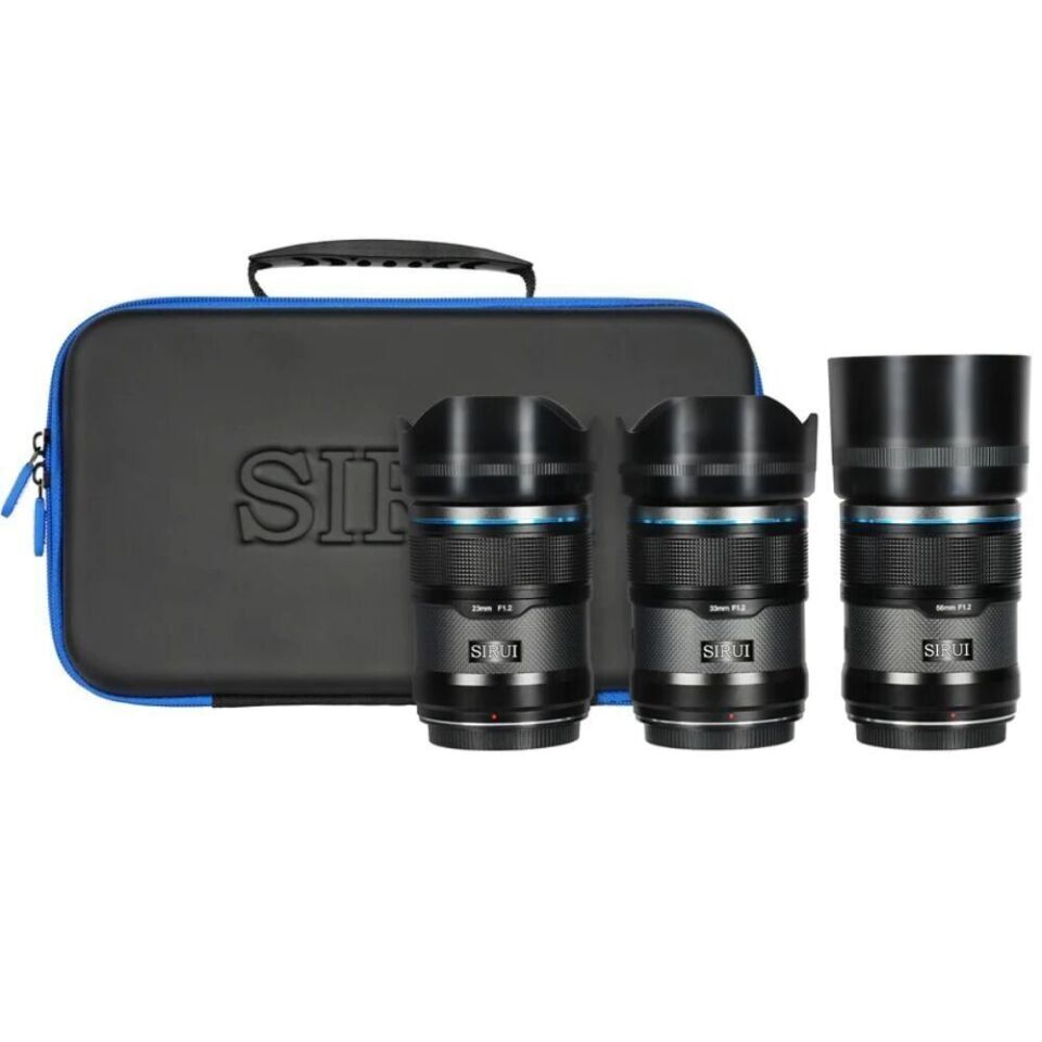 Sirui Sniper F1.2 APS-C Autofocus Nikon Z Mount 3'lü Lens Kiti (Siyah)