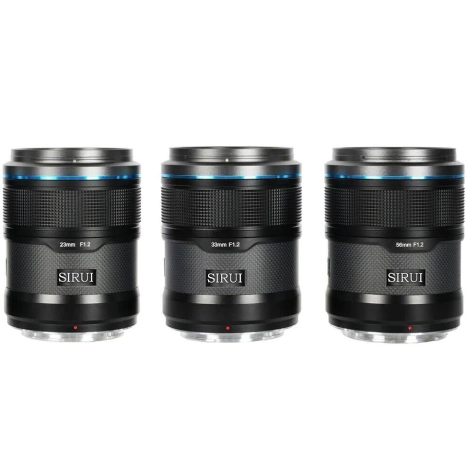Sirui Sniper F1.2 APS-C Autofocus Nikon Z Mount 3'lü Lens Kiti (Siyah)